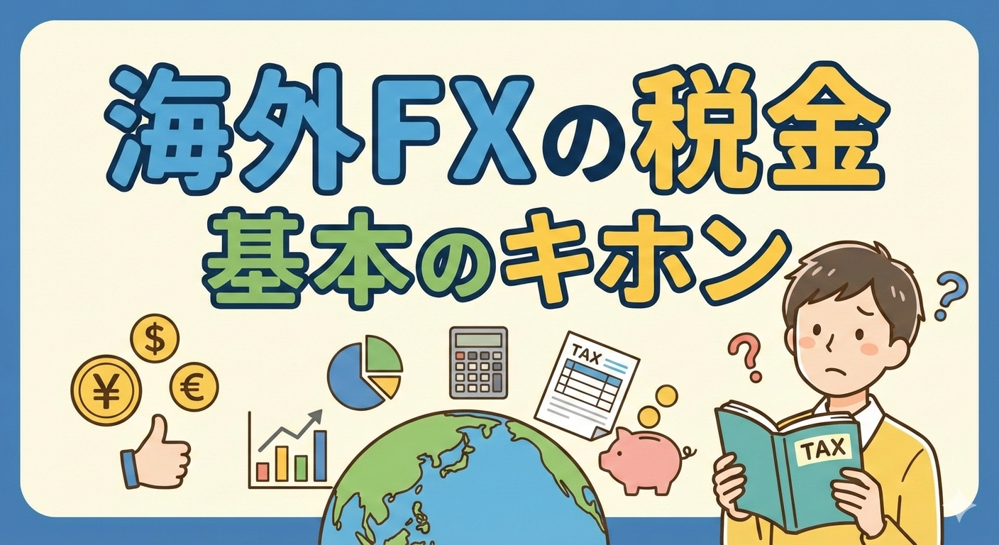 海外FXの税金と確定申告の完全ガイド｜計算方法から節税、国内FXとの違いまで徹底解説